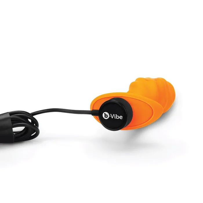 BVibe Anal BVibe Texture Plug Swirl Orange Medium