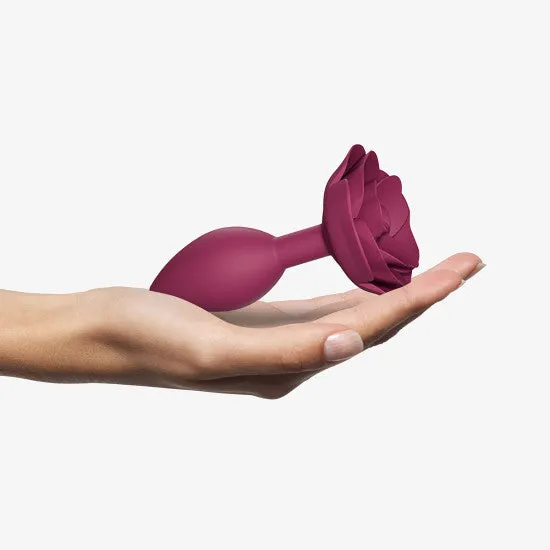 Anal Love to Love Open Roses Medium Butt Plug Plum Star