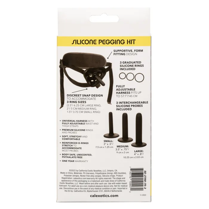 Boundless Silicone Pegging Kit Calexotics Anal