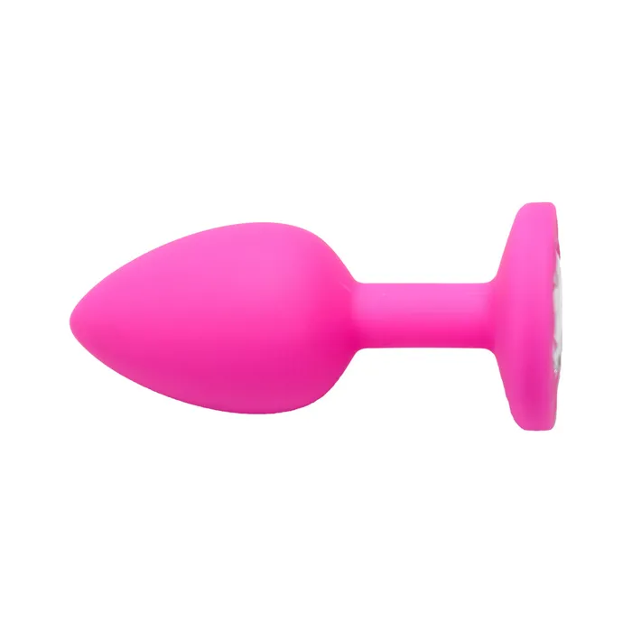 Male Sex Toys Pink Silicone Plug with Gem The Love Store Online