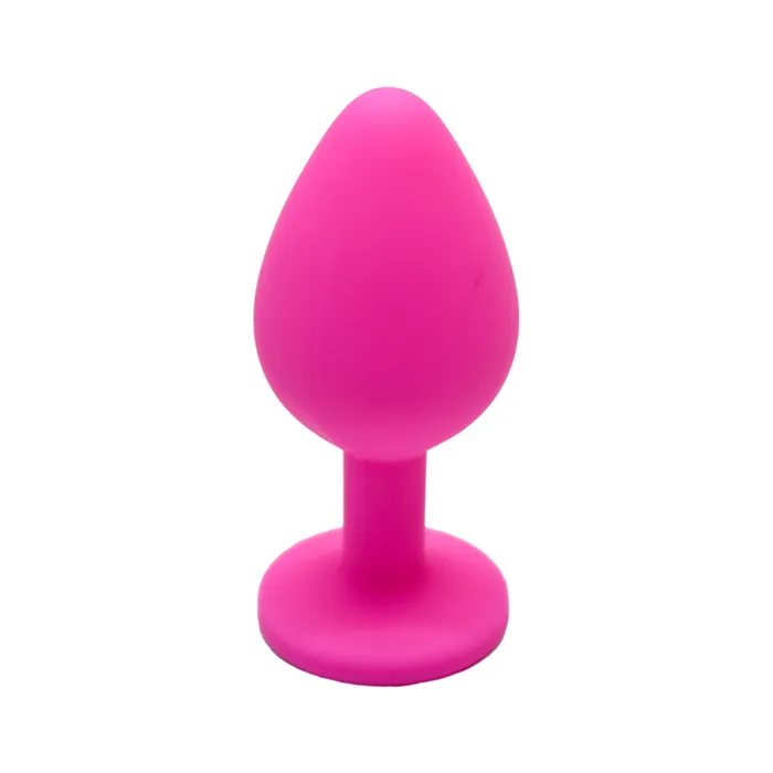 Male Sex Toys Pink Silicone Plug with Gem The Love Store Online
