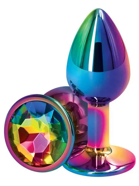Rear Assets Multicolour Small Diamond Butt Plug NEW SENSATIONS NOVELTIES Anal