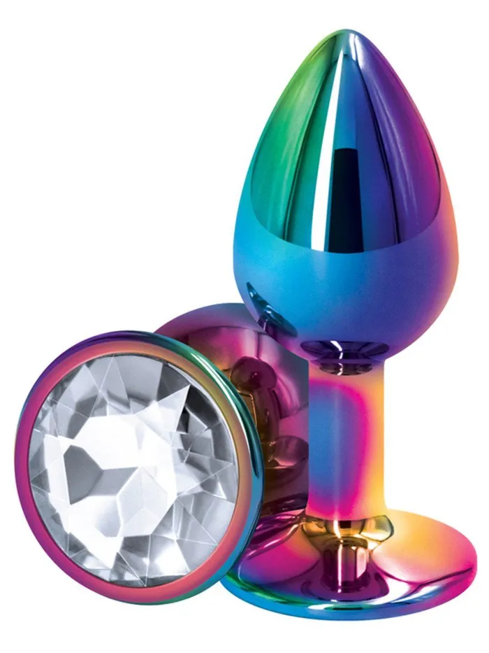 Rear Assets Multicolour Small Diamond Butt Plug NEW SENSATIONS NOVELTIES Anal