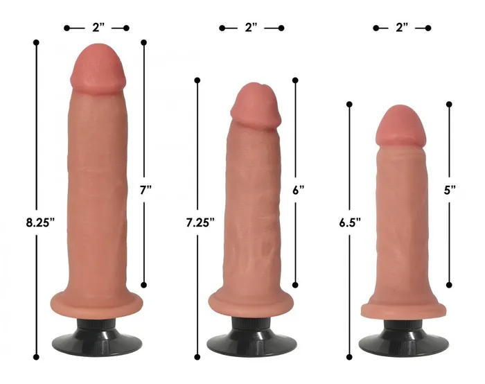 Dildos Curve Toys Jock Light Vibrating Dildo