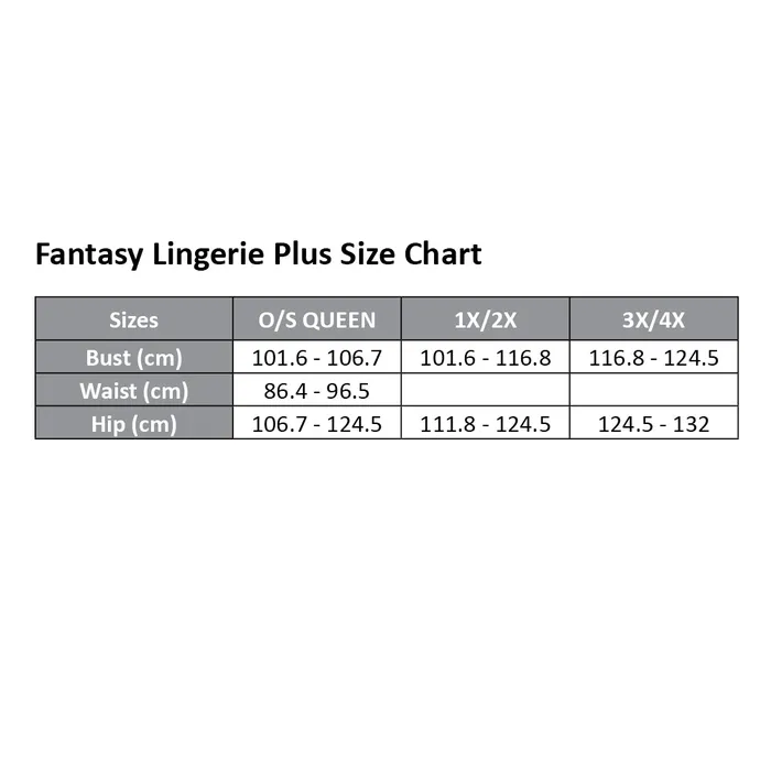Fantasy Lingerie Blushing Beauty Gartered Lace Bodystocking Curvy Fantasy Lingerie Bodystockings Playsuits