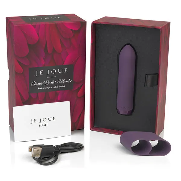 Sugar and Sas Female Sex Toys Je Joue Classic Bullet Vibrator With Finger Sleeve