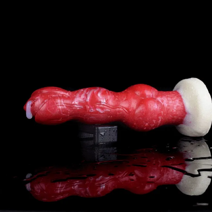 104Inch Dani Squirting Dog Dildo Thick Knotted Canine DirtyToyz Dildos 104Inch Dani Squirting Dog Dildo Thick Knotted Canine DirtyToyz Dildos