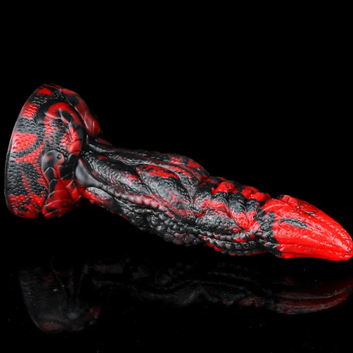 Anal Domlust Exotic Monster Dildo Realistic Dragon Design Silicone Dildo Anal Plug Domlust
