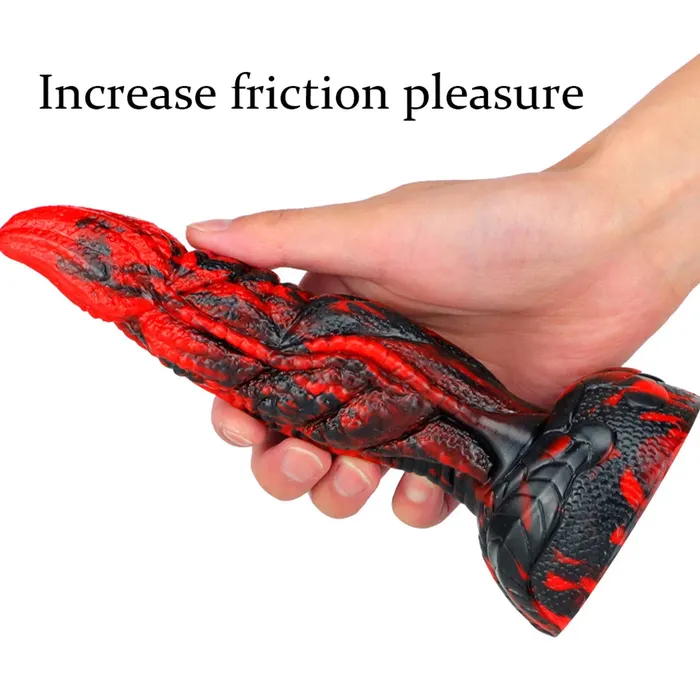Anal Domlust Exotic Monster Dildo Realistic Dragon Design Silicone Dildo Anal Plug Domlust