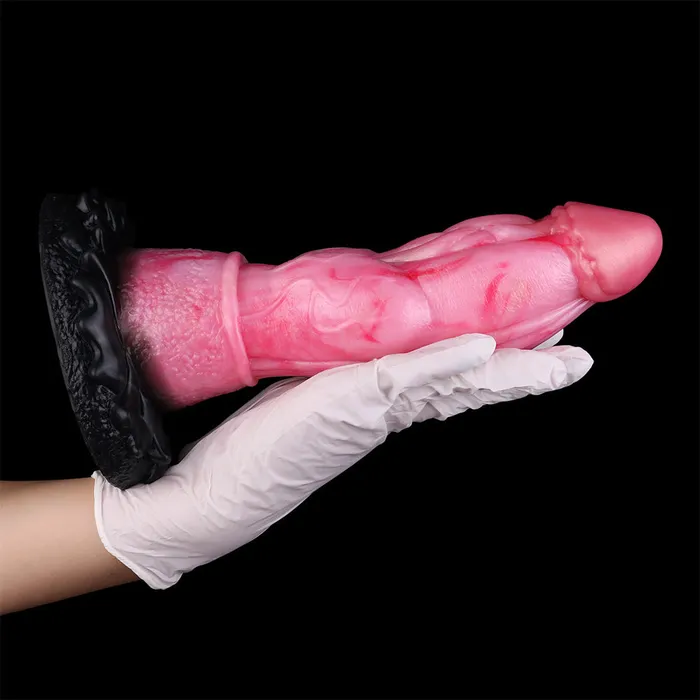 Anal Domlust Fantasy Knotted Dildo Large Butt Plug Silicone Suction Cup Monsterdildo Sex Toys for Women