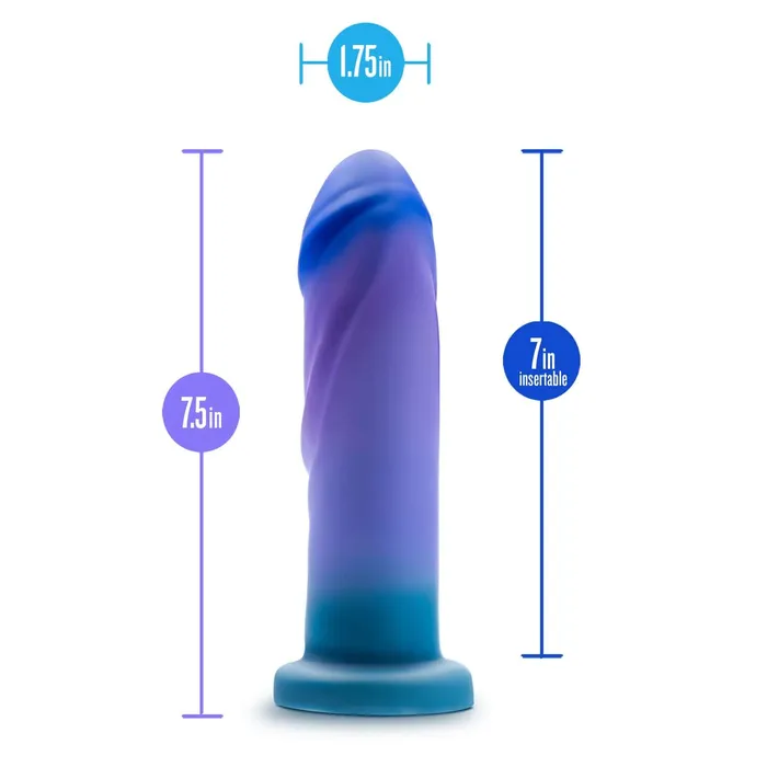 Avant Midnight Rendezvous Dildo Ocean Blue Blush Dildos