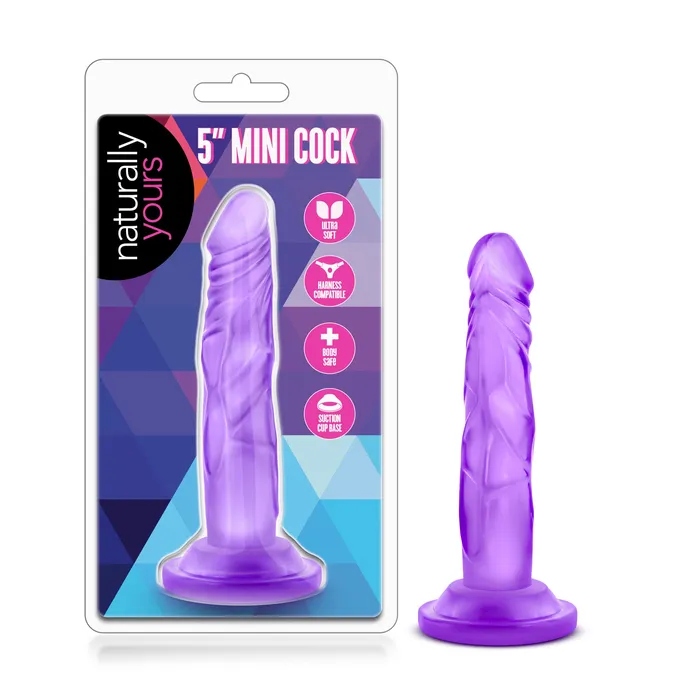 Blush Novelties Naturally Yours 5 Inch Mini Cock Purple Dildos Blush Novelties Naturally Yours 5 Inch Mini Cock Purple Dildos