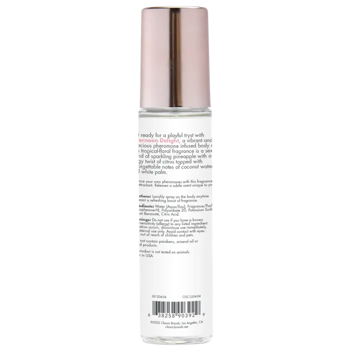 CG Female Sex Toys AFTERNOON DELIGHT Fragrance Body Mist with Pheromones