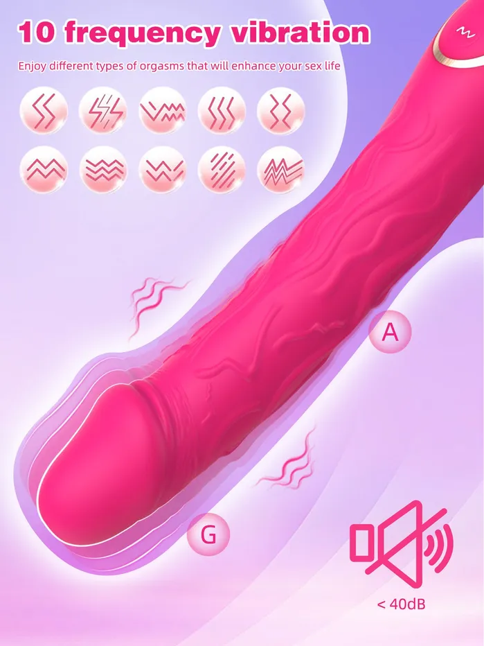 Classic Vibrator Female Sex Toys G Spot Realistic Vibrating Dildo for Woman Domlust Female Sex Toys
