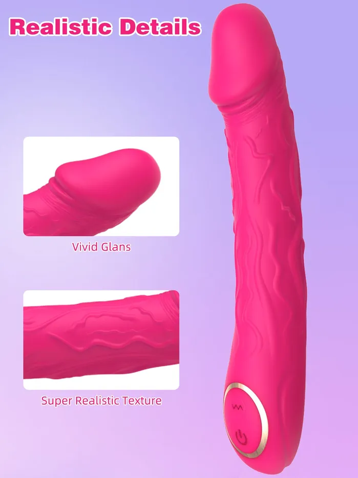 Classic Vibrator Female Sex Toys G Spot Realistic Vibrating Dildo for Woman Domlust Female Sex Toys