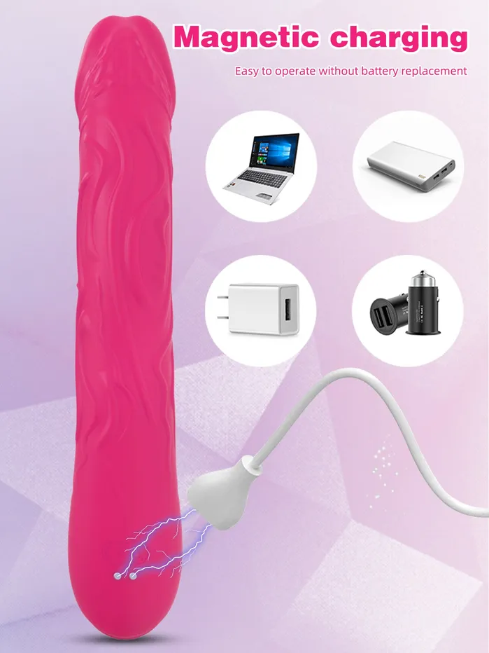 Classic Vibrator Female Sex Toys G Spot Realistic Vibrating Dildo for Woman Domlust Female Sex Toys