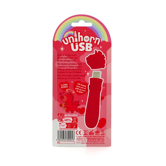 Creative Conceptions Female Sex Toys Unihorn USB Bullet Cupid Massager Creative Conceptions Female Sex Toys Unihorn USB Bullet Cupid Massager