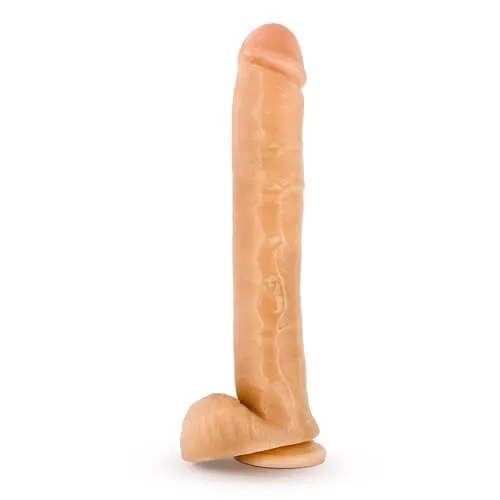 Dildos Blush Novelties Hung Rider 14 Inch Large Realistic Dildo