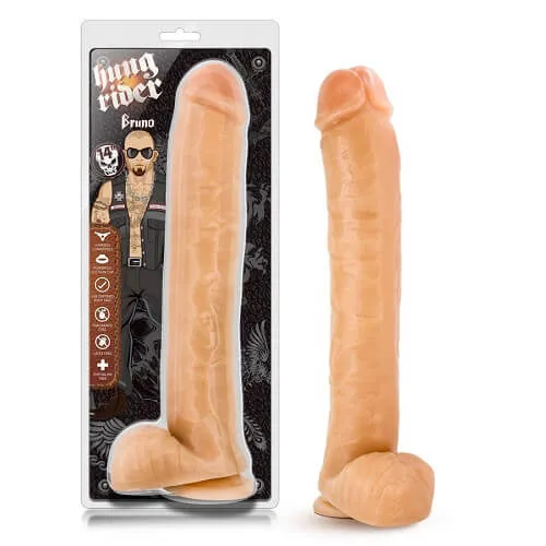 Dildos Blush Novelties Hung Rider 14 Inch Large Realistic Dildo Dildos Blush Novelties Hung Rider 14 Inch Large Realistic Dildo