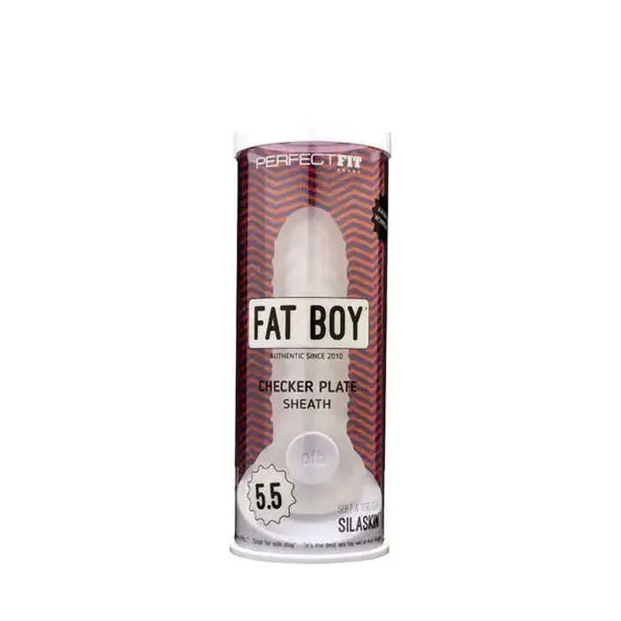 Dildos Perfect Fit Fat Boy Checker Box Sheath 55 in Clear