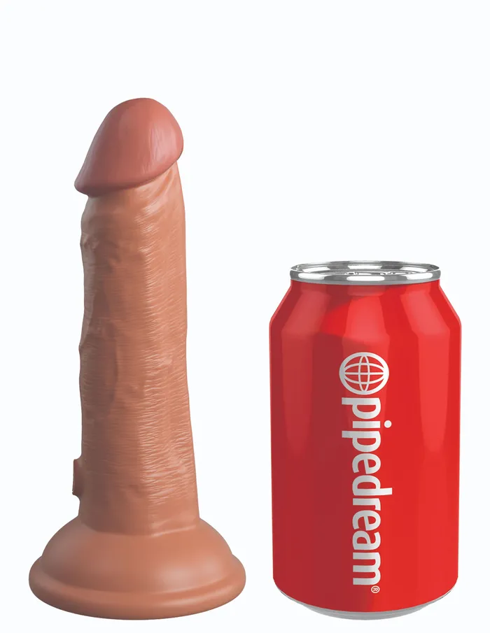Dildos Pipedream King Cock Elite 6 Inch Vibrating Silicone Dual Silicone Dual Density Cock Tan Dildos Pipedream King Cock Elite 6 Inch Vibrating Silicone Dual Silicone Dual Density Cock Tan