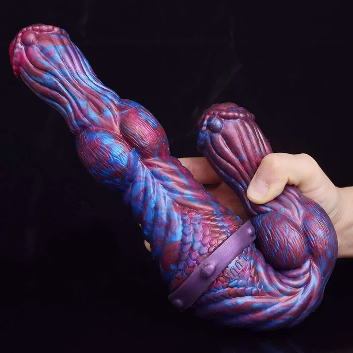 DirtyToyz Anal 155Inch Sphinx Ribbed Monster Double Ender DirtyToyz Anal 155Inch Sphinx Ribbed Monster Double Ender