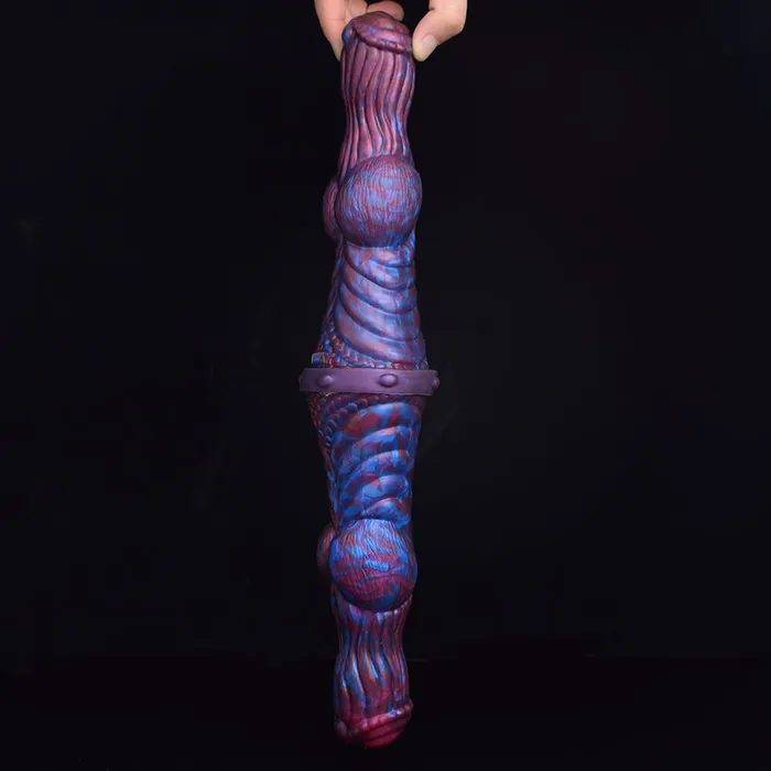 DirtyToyz Anal 155Inch Sphinx Ribbed Monster Double Ender DirtyToyz Anal 155Inch Sphinx Ribbed Monster Double Ender