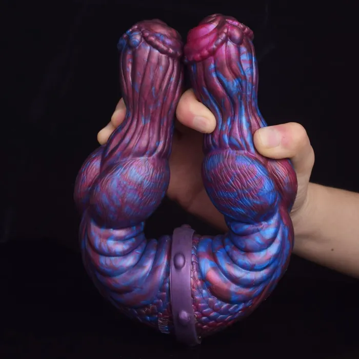 DirtyToyz Anal 155Inch Sphinx Ribbed Monster Double Ender DirtyToyz Anal 155Inch Sphinx Ribbed Monster Double Ender