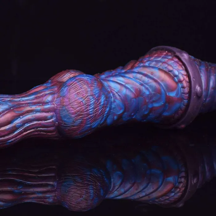 DirtyToyz Anal 155Inch Sphinx Ribbed Monster Double Ender DirtyToyz Anal 155Inch Sphinx Ribbed Monster Double Ender