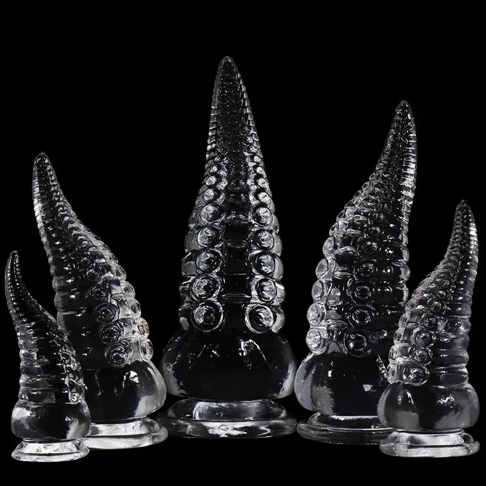 Domlust Anal Monster Tentacle Dildos Butt Plug Jelly Fantasy Anal Dildo Women Sex Toys
