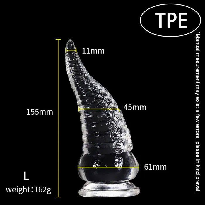 Domlust Anal Monster Tentacle Dildos Butt Plug Jelly Fantasy Anal Dildo Women Sex Toys