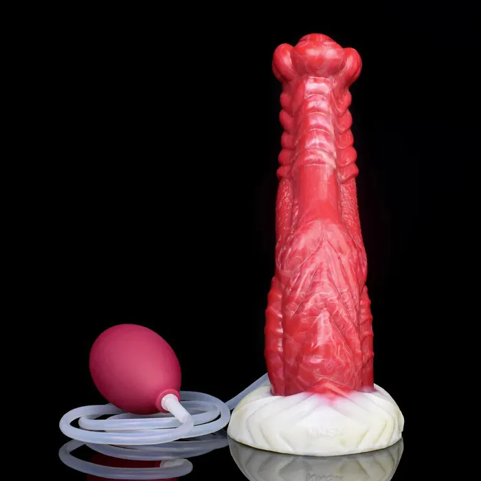 Domlust Anal Water Jet Monster Dildo Butt Plug Squirting Silicone Anal Dildos Female Sex Toys