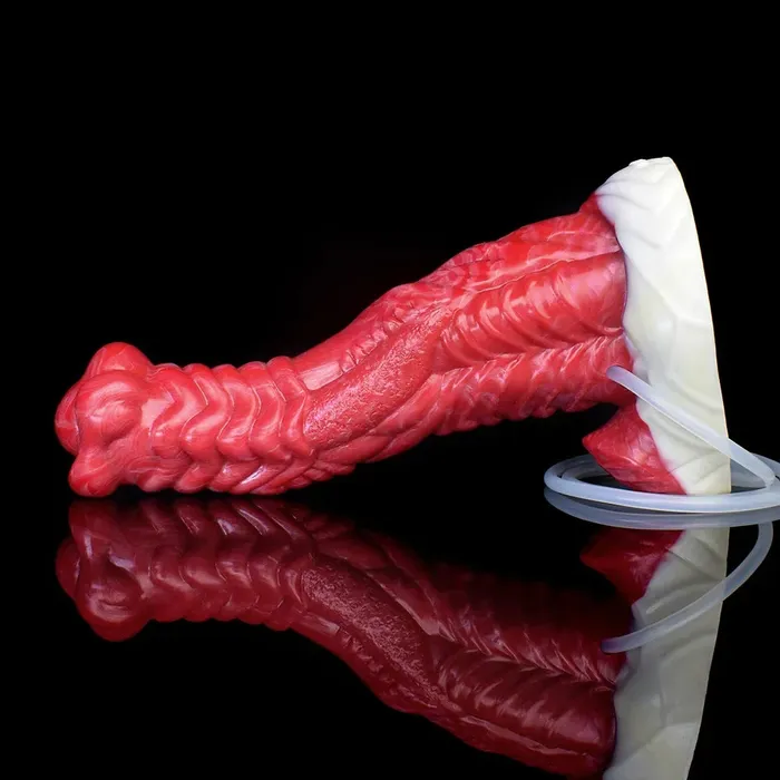 Domlust Anal Water Jet Monster Dildo Butt Plug Squirting Silicone Anal Dildos Female Sex Toys