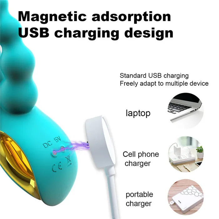 Domlust Domlust ThreeHead Dragon Vibrator Gspot Rabbit Beads Anus Stimulation 3in1 Female Sex Toys Female Sex Toys