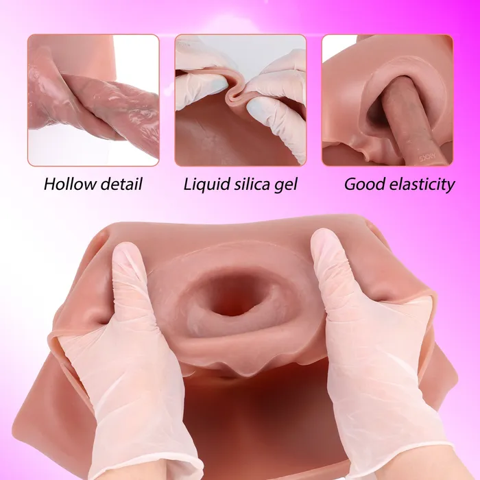 Domlust Female Sex Toys Lifelike Cock Sleeve Extender Strapon Sex Toy for Men Silicone Soft Penissleeve Underwear