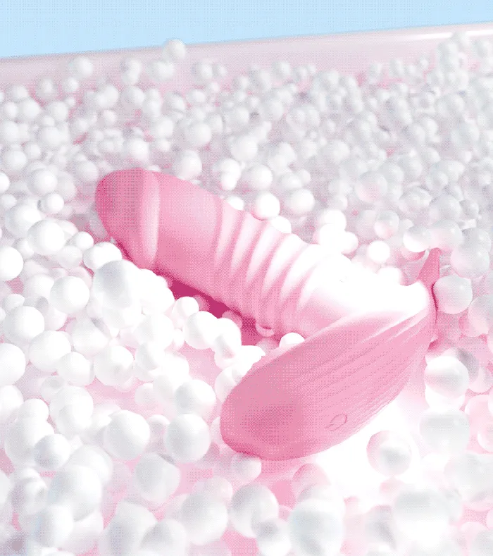 Domlust Thrusting Dildo Remote Control Panty Vibrator 2cm Extension Distance for Extreme Sexual Enjoyment Domlust Female Sex Toys