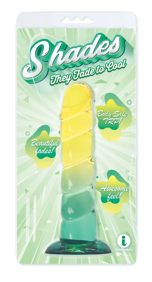 Experience Unmatched Sensation with Shades 75Inch SuperSwirl Dildo Icon Brands Dildos