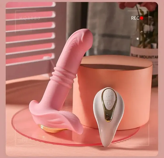 Female Sex Toys Domlust Remote Control Panty Thrusting Vibrator G Spot Clit Stimulator Vibrating Anal Plug