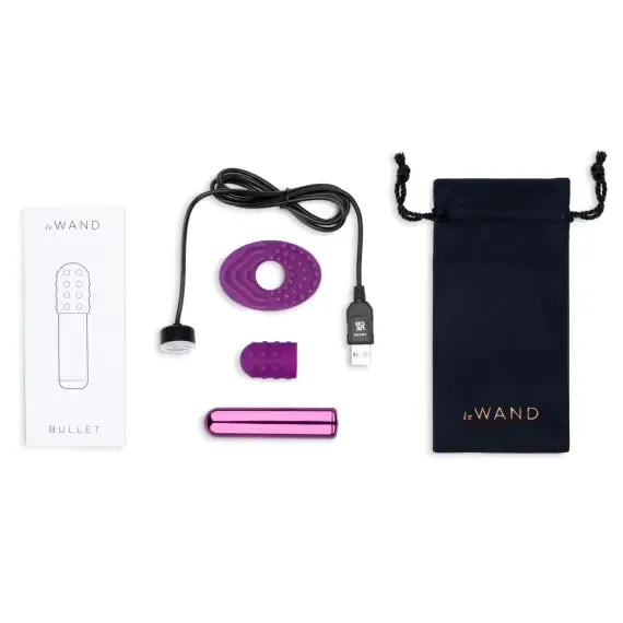 Female Sex Toys LE Wand Bullet Dark Cherry