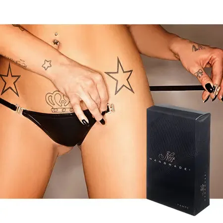 Female Sex Toys Noir Handmade Panties Open On Side XL Noir Handmade Female Sex Toys Noir Handmade Panties Open On Side XL Noir Handmade