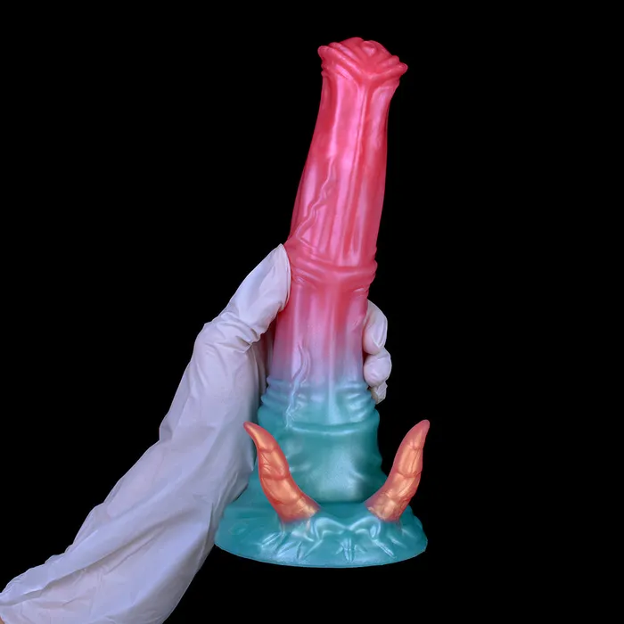Female Sex Toys Vicky Horse Dildo with Demon Horns DirtyToyz