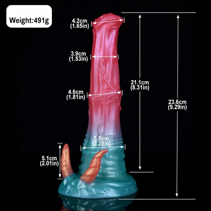 Female Sex Toys Vicky Horse Dildo with Demon Horns DirtyToyz