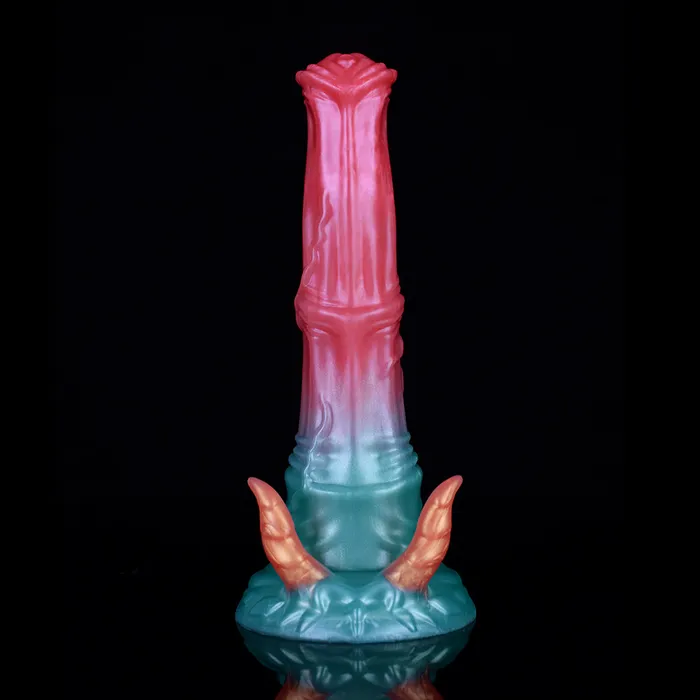 Female Sex Toys Vicky Horse Dildo with Demon Horns DirtyToyz