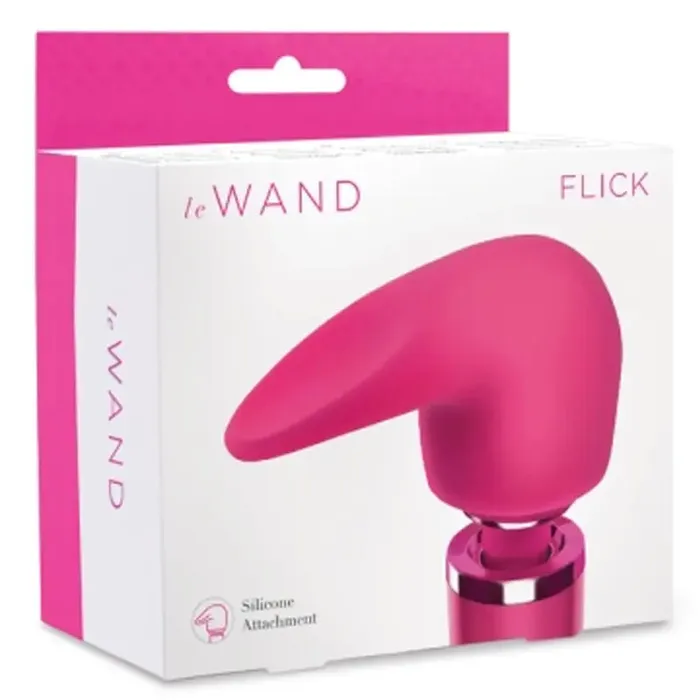 LE Wand Female Sex Toys Flick Flexible Silicone Attachment