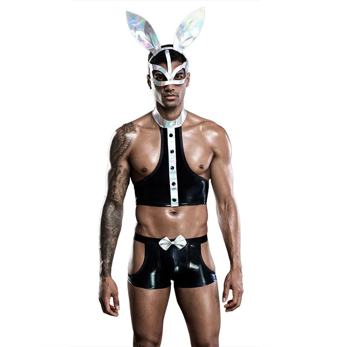 Mens Sexy Bunny Uniform CJ Female Sex Toys