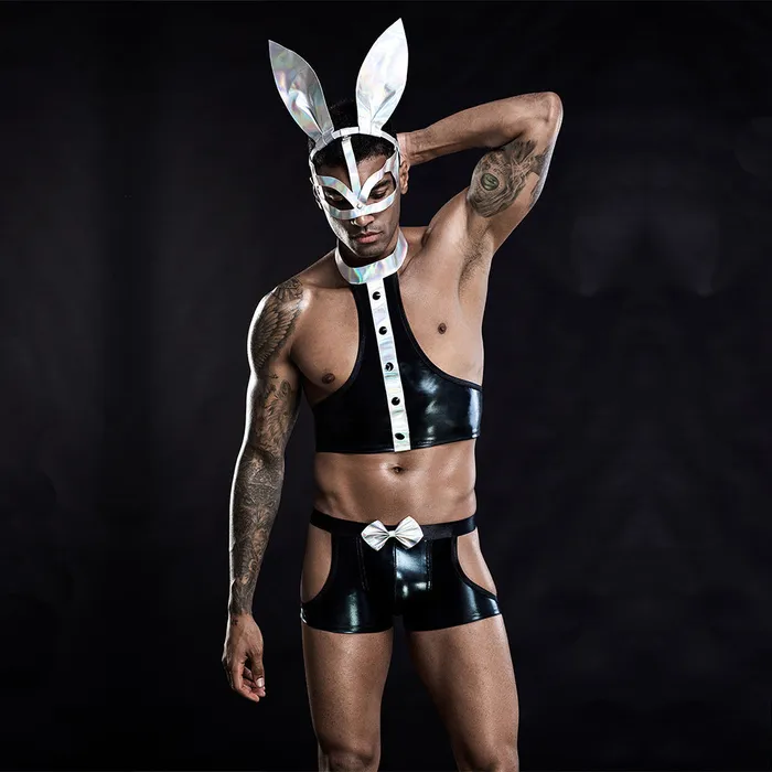 Mens Sexy Bunny Uniform CJ Female Sex Toys