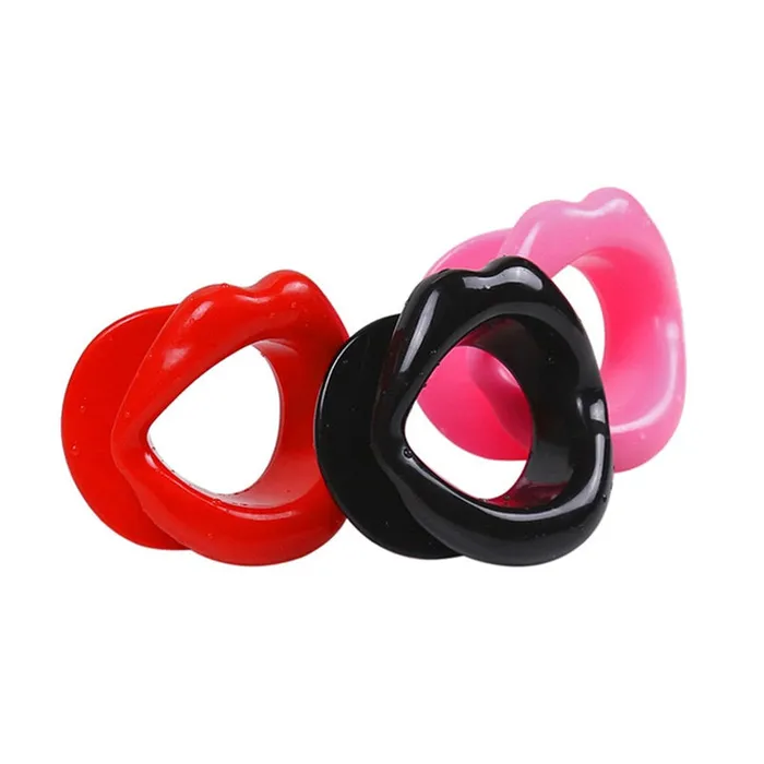 Sexy Lips Rubber Open Mouth Gag eprolo Dildos