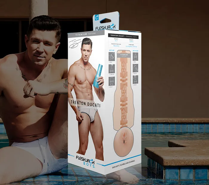 Trenton Ducati Titanium and Dildo Pack Fleshlight Dildos