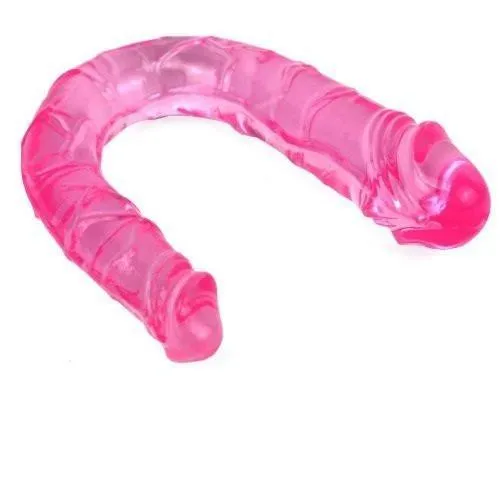 0253M Double Penetration Fantasy Pink Double Dildo MEGA Deal Moonwell Dildos