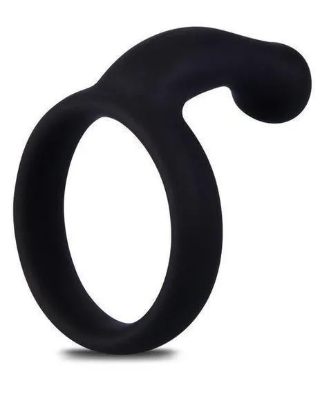 4734M Silicone Cock Ring with Clit Stimulator MEGA Deal Moonwell Male Sex Toys